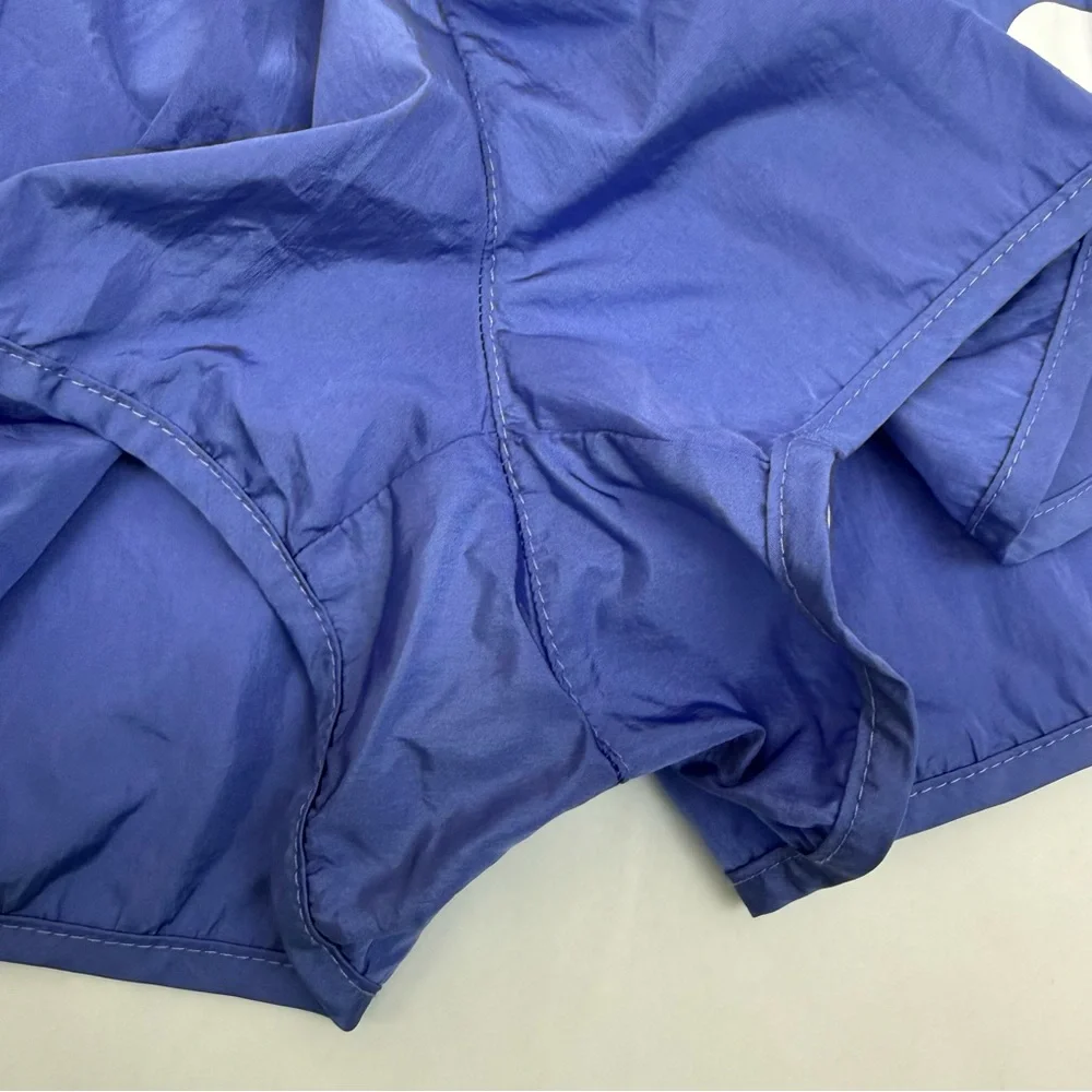 Free People Movement The Way Home Logo Shorts Athletic Hague Blue